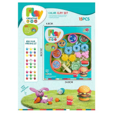 Тісто для ліплення 5838-127 (60/2) “Кухар“ 5 кольорів, аксесуари, на листі