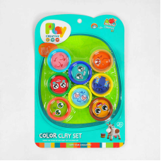 Тісто для ліплення 5838-163 (144/2) 8 кольорів, на планшеті