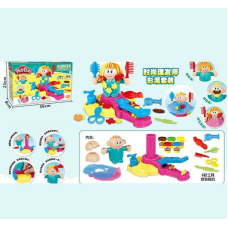 Тісто для ліплення 6625 (36/2) 5 кольорів, форми, інструменти, екструдер, в коробці