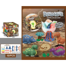 Тісто для ліплення 8660 (144/2) 4 кольори тіста, форми, в коробці