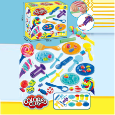 Тісто для ліплення 8825 (96/2) форми для ліплення, пластилін, в коробці