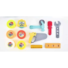 Тісто для ліплення QL-E 877 (48/2) 8 будівельних аксесуарів, 5 кольорів, У ПАКЕТІ