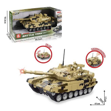 Танк 58024 B (16) довжина 40см, світло, звук, корпус відкривається, башта обертається, рухомий люк та руки солдатика, в коробці