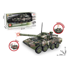 Танк 58058 B (24) інерція, рухома башта з тріскачкою, підсвічування, звукові ефекти,  в коробці