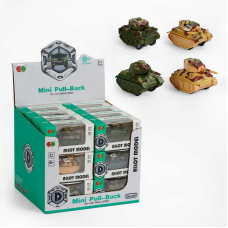 Танк 836 B 003 (24) ЦІНА ЗА 24 ШТУКИ В БЛОЦІ, інерція, гумові колеса, в коробці