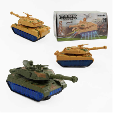 Танк 9056 А (120/2) 2 кольори, звук, підсвічування, колесо вільного ходу, в коробці