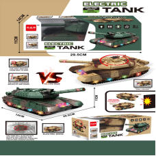 Танк A 422-7 Y (48/2) 2 кольори, підсвічування, звукові ефекти, колесо вільного ходу, в коробці