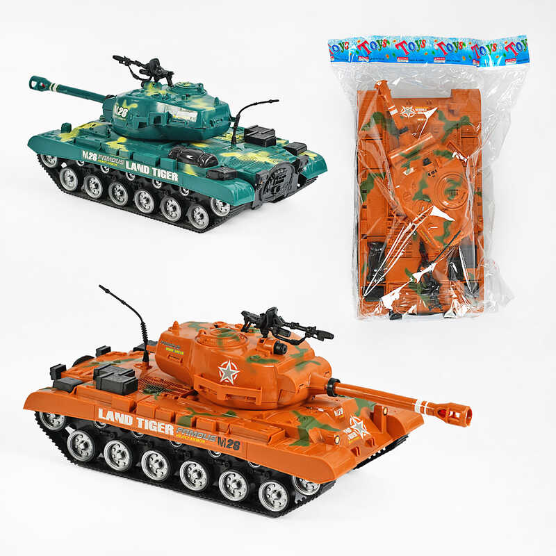 Танк H 888-1 A (36/2) 2 види, звук, підсвічування, інерція, рухлива башта, у пакеті Танк H 888-1 A (36/2) 2 види, звук, підсвічування, інерція, рухлива башта, у пакеті