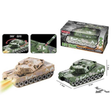 Танк HC 019 A (144/2) 2 кольори, світло, звук, колесо вільного руху, на батарейках, у коробці