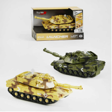 Танк WY 410 A/B (24) 2 види, звук, підсвічування, інерція, рухлива башта, масштаб 1:16,  в коробці