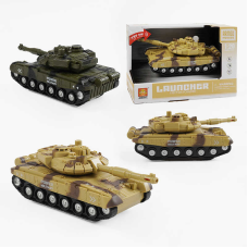 Танк WY 741 A/B (48) “Військова техніка“, підсвічування дула, звук пострілів, тріскачка на вежі, інерція, в коробці