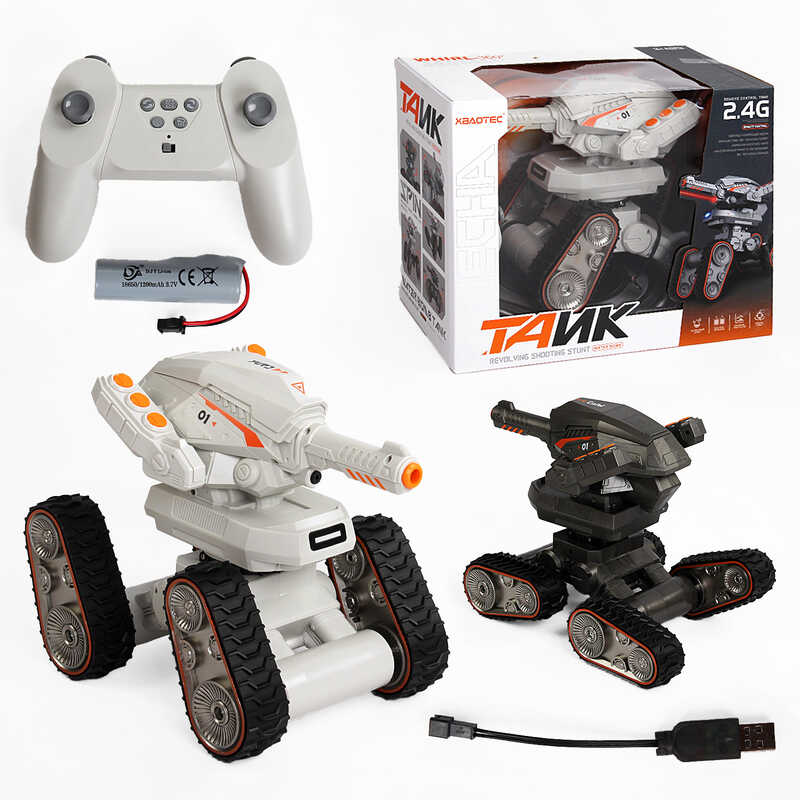 Танк на радіокеруванні XB 1118 (12) 2 кольори, пульт 2.4 GHz, акумулятор 3.7 V, стріляє орбізами, підсвічування, звуки, мелодії, орбізи, пляшечка, в коробці Танк на радіокеруванні XB 1118 (12) 2 кольори, пульт 2.4 GHz, акумулятор 3.7 V, стріляє орбізами, підсвічування, звуки, мелодії, орбізи, пляшечка, в коробці