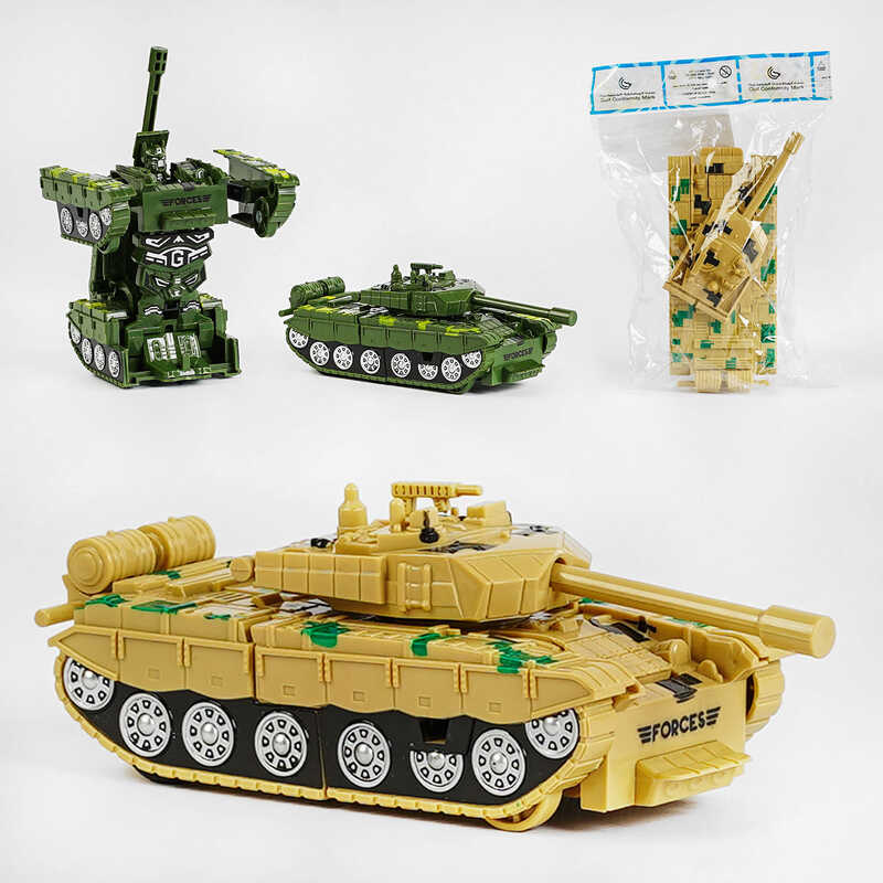 Танк-трансформер XY 778-3 E (240/2) 1шт у наборі, 2 кольори, трансформація, у пакеті Танк-трансформер XY 778-3 E (240/2) 1шт у наборі, 2 кольори, трансформація, у пакеті