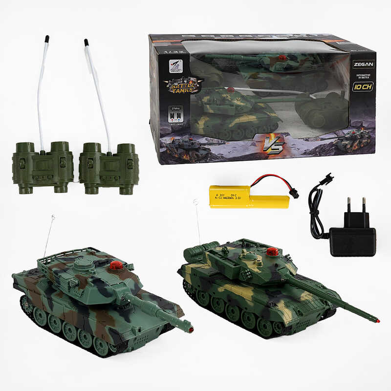 Танковий бій на радіокеруванні 33820 (12) з акумулятором 3.6V, в коробці Танковий бій на радіокеруванні 33820 (12) з акумулятором 3.6V, в коробці