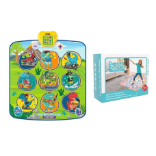 Танцювальний килимок 66399 y-18 (24/2) озвучення англійською мовою, на батарейках, 84 х 100 см, музика, пісні, підсвічування, 5 режимів гри, в коробці 