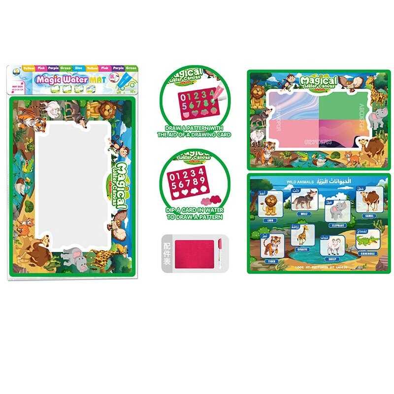 Текстильна водна розмальовка Z 189-1 E (288/2) водний маркер, трафарет, в пакеті Текстильна водна розмальовка Z 189-1 E (288/2) водний маркер, трафарет, в пакеті