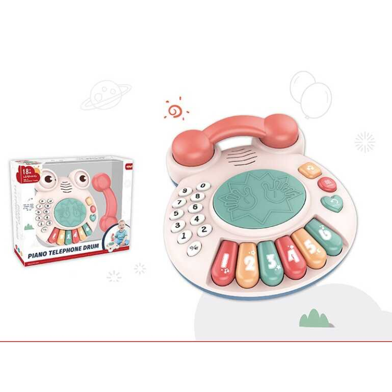 Телефон 668-180 (24) “Жабеня”, цифри, звуки, мелодії, пісні англійською мовою, історії, піаніно, брязкальце, в коробці