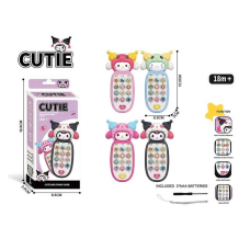 Телефон EC 666-2 A2 (288/2) музика, пісні, озвучування англійською мовою, числа, тварини, на батарейках, підсвітка, в коробці, ВИДАЄТЬСЯ МІКС