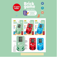 Тетрис 158 C-9 (240/2) 3 кольори, 23 гри, звук, на листі, ВИДАЄТЬСЯ ТІЛЬКИ МІКС ВИДІВ