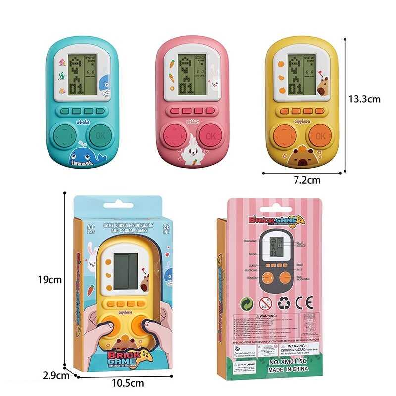 Тетрис XM 0115 C (192) класичні ігри, 2 режими роботи: зі звуком та без, кілька рівнів складності, в коробці, ВИДАЄТЬСЯ ТІЛЬКИ МІКС ВИДІВ