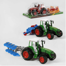 Трактор 0488-94-95-96 (30/2) 3 види, інерційний, в слюді, ВИДАЄТЬСЯ ТІЛЬКИ МІКС ВИДІВ