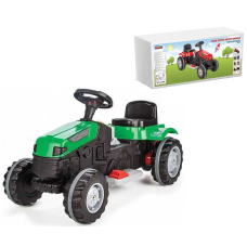 Трактор 05-116 (1) ЗЕЛЕНИЙ, “Pilsan“, акумулятор 6V, сидіння, що регулюється, колеса з гумовими накладками, в коробці