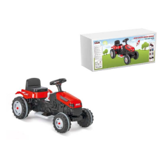 Трактор 05-116 (1) ЧЕРВОНИЙ “Pilsan“, акумулятор 6V, сидіння, що регулюється, колеса з гумовими накладками, в коробці