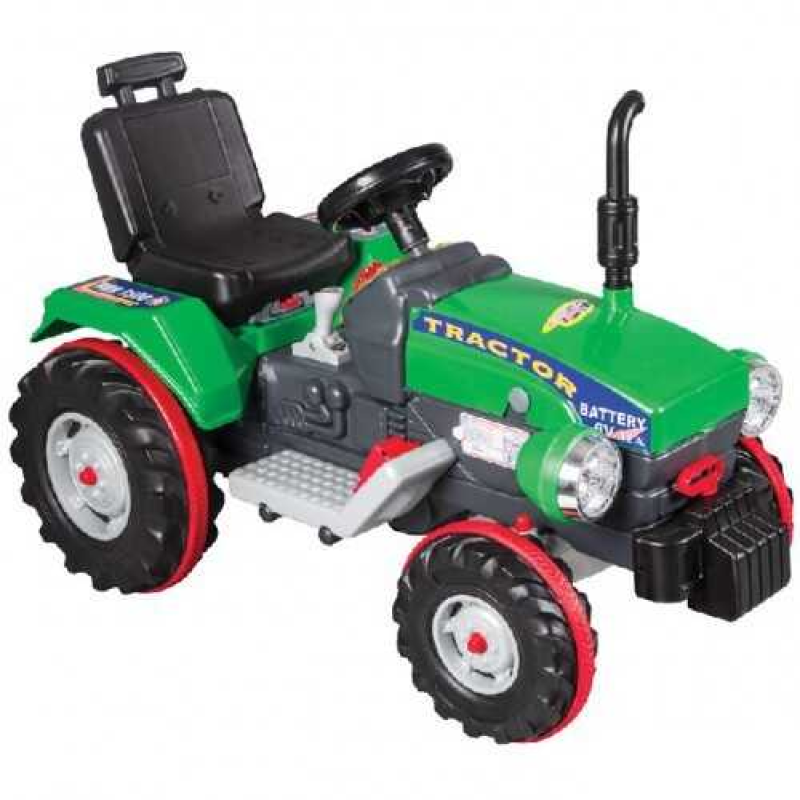 Трактор 05-210 (1) ЗЕЛЕНИЙ, акумулятор 12 V “Pilsan“