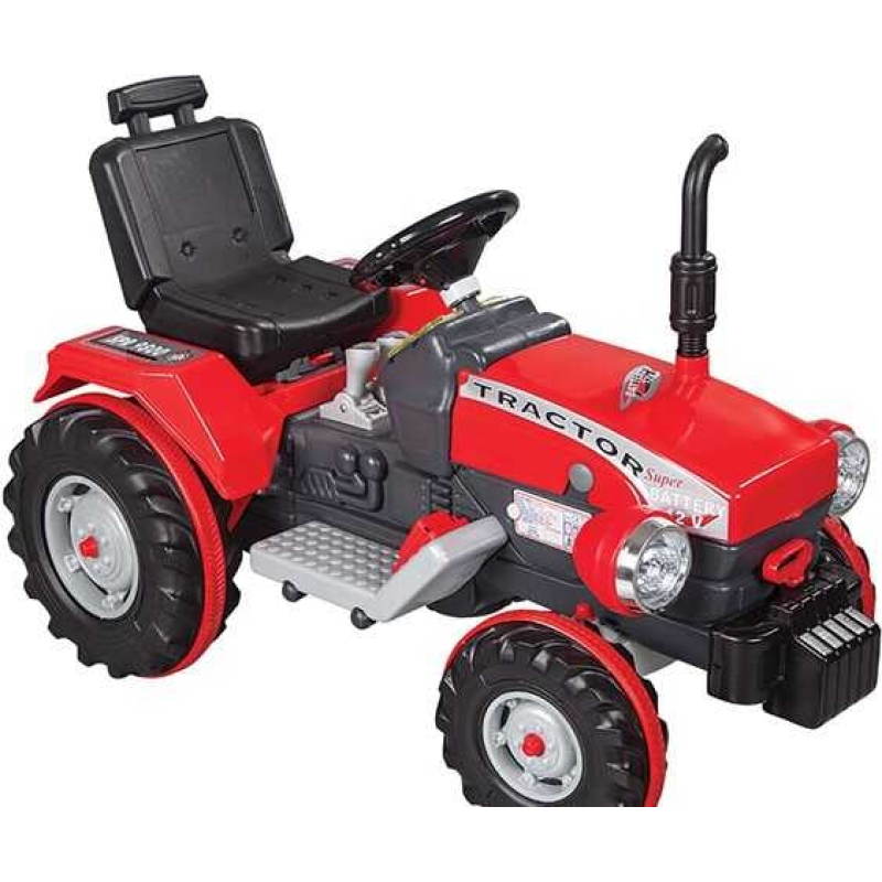 Трактор 05-210 (1) ЧЕРВОНИЙ, акумулятор 12 V “Pilsan“