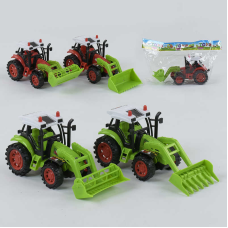 Трактор 2009-65 (240/2) 4 види, інерція, в пакеті, ВИДАЄТЬСЯ ТІЛЬКИ МІКС ВИДІВ