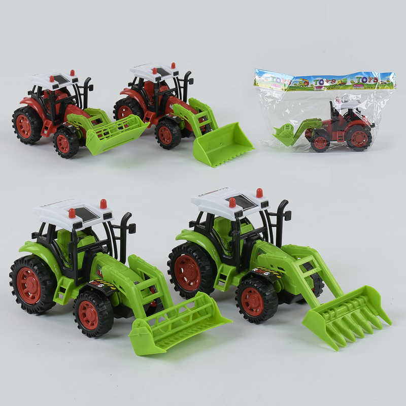 Трактор 2009-65 (240/2) 4 види, інерція, в пакеті, ВИДАЄТЬСЯ ТІЛЬКИ МІКС ВИДІВ Трактор 2009-65 (240/2) 4 види, інерція, в пакеті, ВИДАЄТЬСЯ ТІЛЬКИ МІКС ВИДІВ