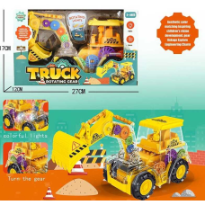 Трактор 222-30 В (48/2) підсвічування, звук, мелодія, автоматичне піднімання навісного обладнання, колеса вільного ходу, в коробці