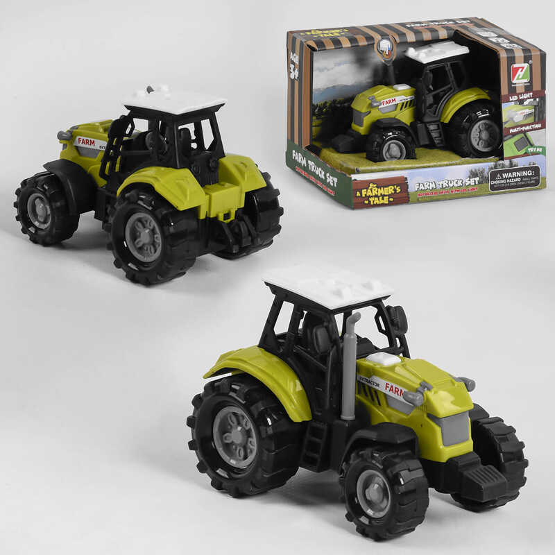 Трактор 550-1 Р (180/2) на батарейках, підсвічування корпусу, звук техніки, в коробці Трактор 550-1 Р (180/2) на батарейках, підсвічування корпусу, звук техніки, в коробці