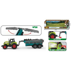 Трактор 550-4 P (120/2) підсвічування, звук, причіп, в коробці