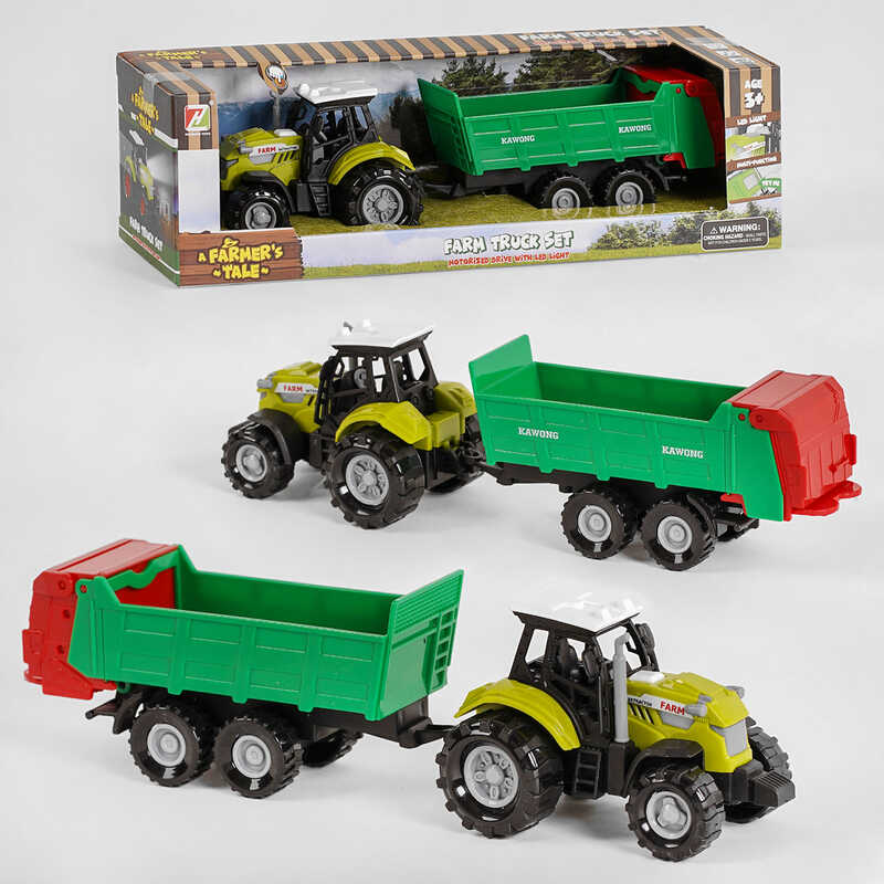 Трактор 550-6 Р (120/2) причіп, світло, звук, в коробці Трактор 550-6 Р (120/2) причіп, світло, звук, в коробці