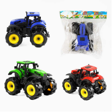Трактор 6609-7 (360/2) 3 кольори, інерційний механізм, в пакеті, ВИДАЄТЬСЯ ТІЛЬКИ МІКС ВИДІВ