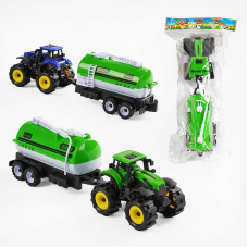 Трактор 6609-77 (180/2) 2 кольори, інерційний механізм, знімна цистерна, в пакеті