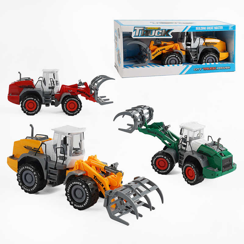 Трактор 797-3 (36/2) 3 види, інерція, в коробці, ВИДАЄТЬСЯ ТІЛЬКИ МІКС ВИДІВ