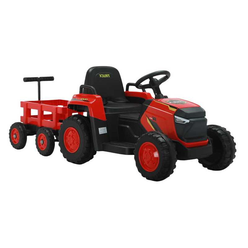 Трактор електричний з причепом JOY TH-55011 (1) двигуни 2*45W, акумулятор 12V7Ah, пульт дистанційного керування, в коробці