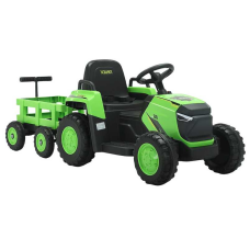 Трактор електричний з причепом JOY TH-67112 (1) двигуни 2*45W, акумулятор 12V7Ah, пульт дистанційного керування, в коробці