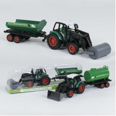 Трактор з причіпом 27006-1-2 (48/2) 2 види, інерція, в слюді 