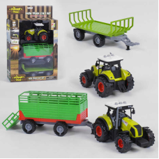 Трактор з причіпом 550-18 E (24) інерція, світло, звук, в коробці
