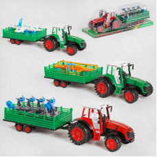 Трактор з причепом 0488-106 /114/115 (36/2) 3 види, інерція, в слюді