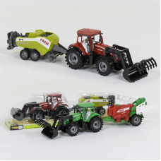Трактор з причепом 0488-404 / 0488-405 (36/2) інерція, 2 види, в слюді