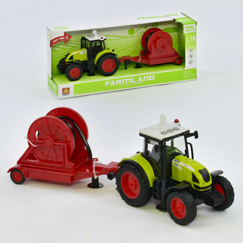 Трактор з причепом WY 900 F (18) інерція, звук, світло, в коробці