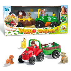 Трактор музичний 37586 (12/2) “WToys“, ОЗВУЧУВАННЯ УКРАЇНСЬКОЮ МОВОЮ, підсвічування фар, віршики, казки, пісні, назви і звуки тварин, рух вперед, в коробці