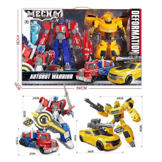 Трансформер 056 (12) “Герої“, 2 види, 2шт., висота 30 та 32см, щит, меч, бластер, шарніри на верхніх кінцівках, в коробці