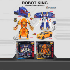 Трансформер 0754-1 A (72) 2 види, кінцівки обертаються, зброя, пластикові колеса, в коробці