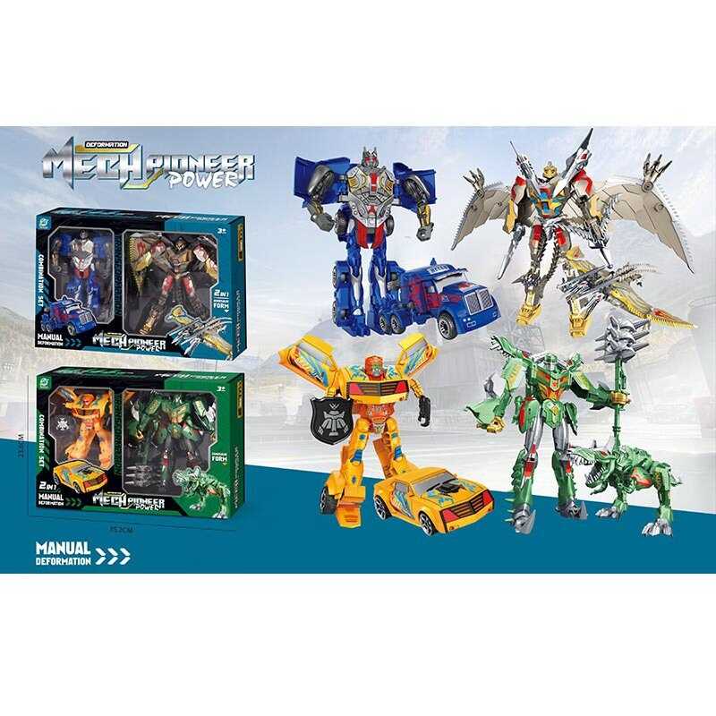 Трансформер 168-9 (36/2) 2 види, 2 іграшки, зброя, в коробці