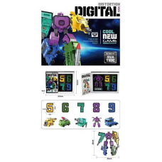 Трансформер 188-2 (24) 5 роботів, цифри, в коробці